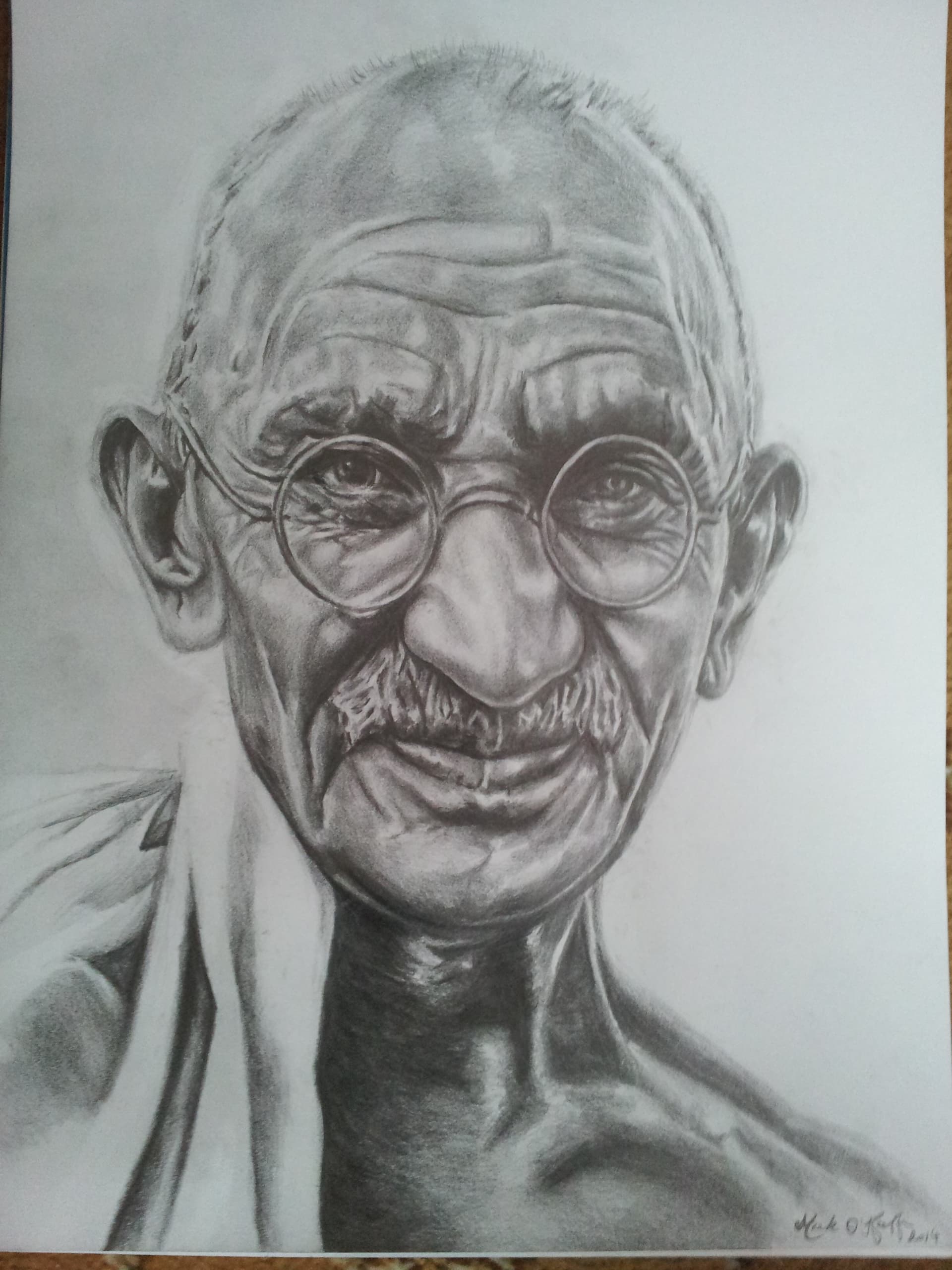 Portrait of Gandhi