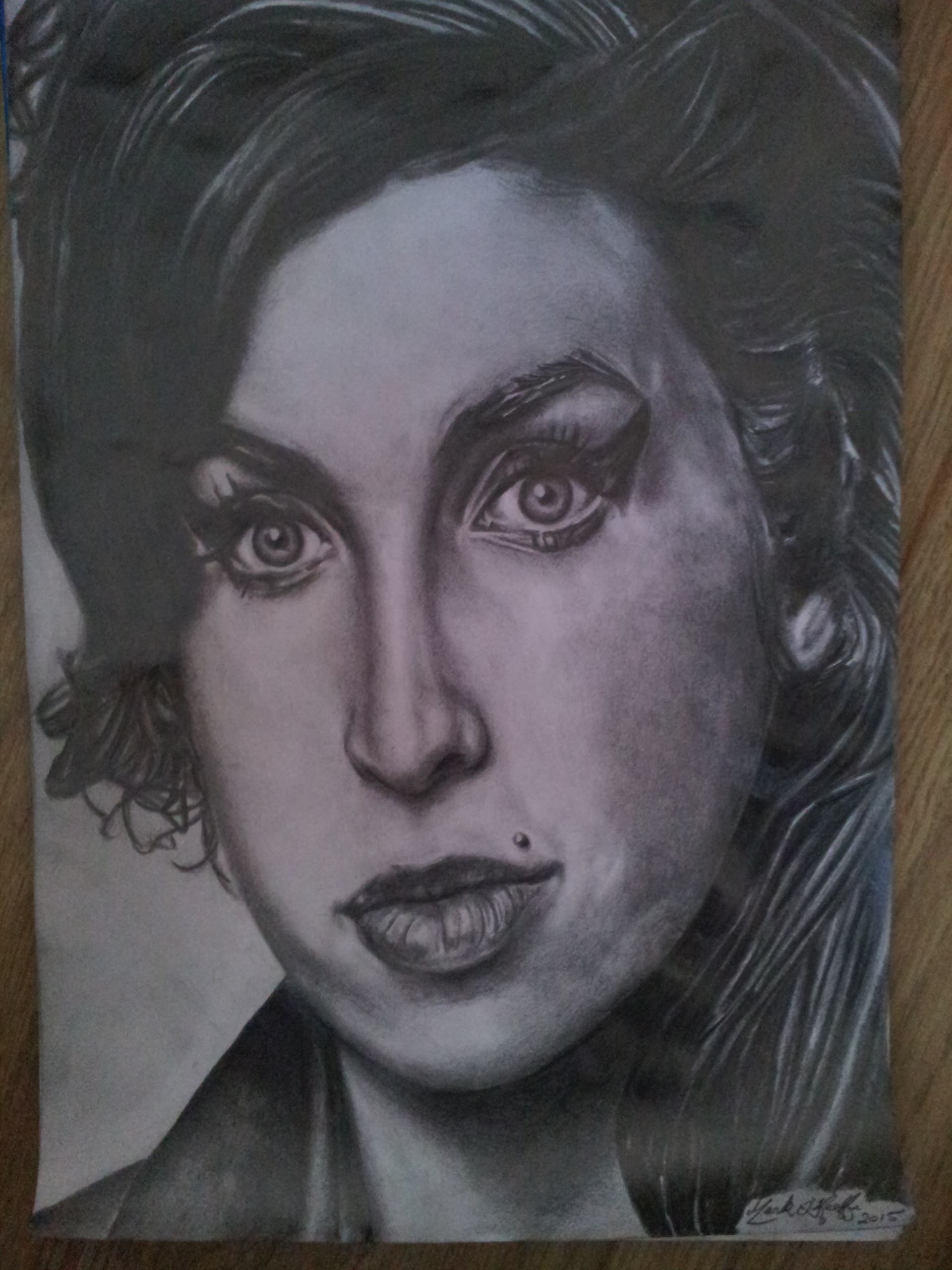 Portrait of Amy Winehouse