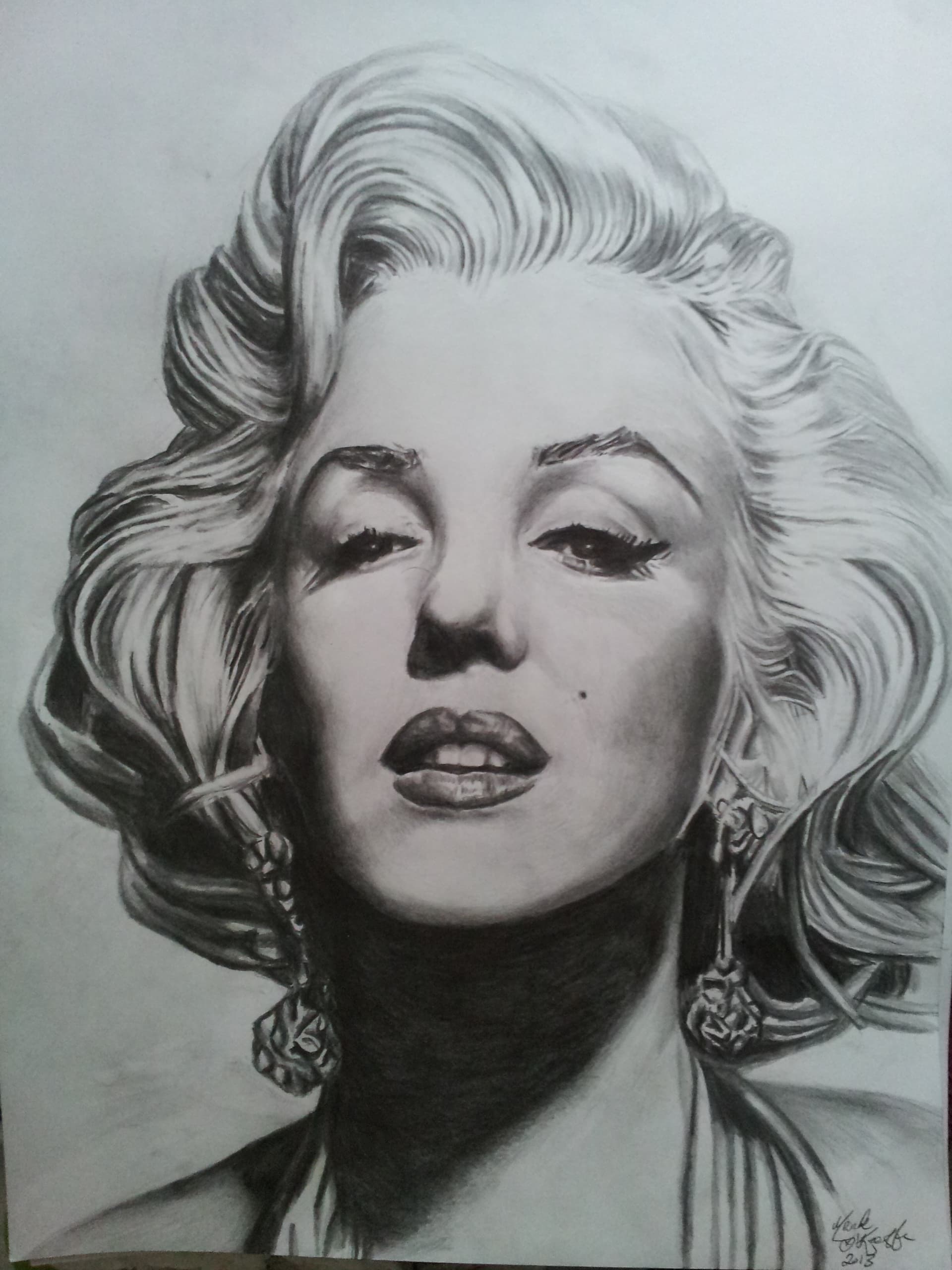 Portrait of Marilyn Monroe