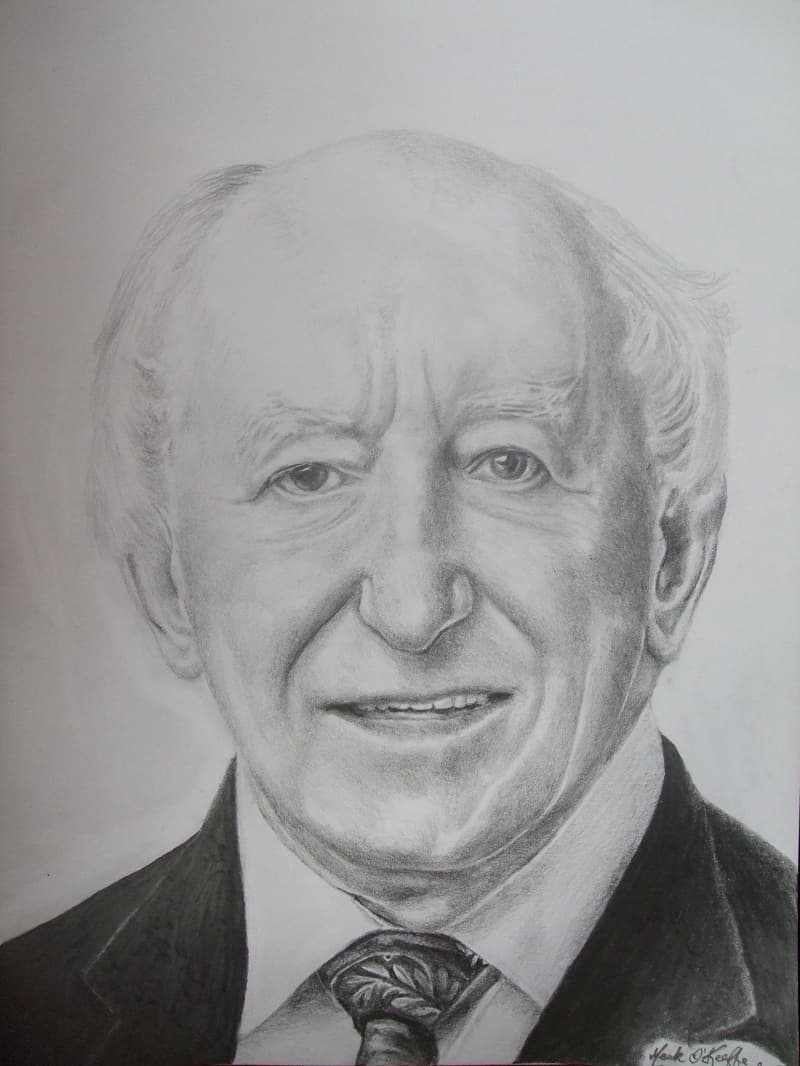 Portrait of President Higgins